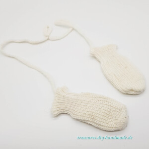 Baby Handschuhe, Babyschal, vintage