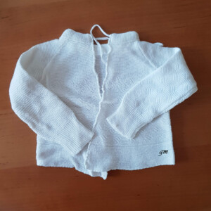 Vintage 50er, Babyjäckchen, weiß Gr. 56