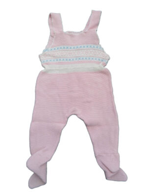 Vintage Baby Strampler rosa, Größe 68, 50er Jahre – Bild 2